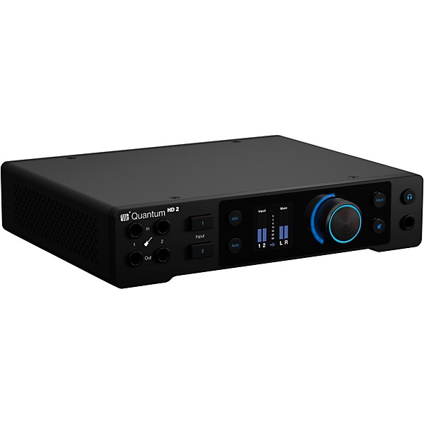 PreSonus Quantum HD2 Audio Interface with Yamaha HS Series Studio Monitor Pair (Cables & Stands Included) HS5