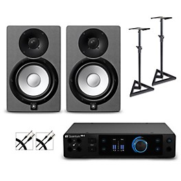 PreSonus ... PreSonus Quantum HD2 Audio Interface with Yamaha HS Series Studio Monitor Pair (Cables & Stands Included) HS5 SG