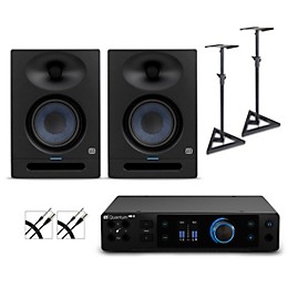 PreSonus Quantum HD2 Audio Interface with Eris 2nd Gen Studio Monitor Pair (Cables & Stands Included) STUDIO5