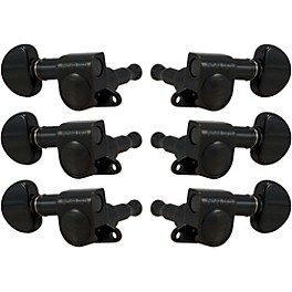 GROVER Mini Rotomatics 205 Series Tuning Machines Chrom... GROVER Mini Rotomatics 205 Series Tuning Machines Black Chrome 3+3