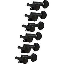 GROVER Mini Rotomatics 205 Series Tuning Machines... GROVER Mini Rotomatics 205 Series Tuning Machines Black Chrome 6-in-line