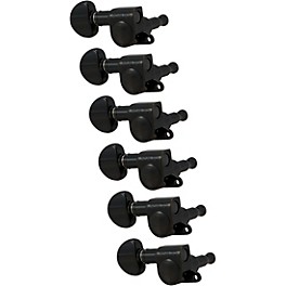 GROVER Mini Rotomatics 205 Series Tuning ... GROVER Mini Rotomatics 205 Series Tuning Machines Black Chrome Reverse 6-in-line