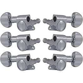 GROVER Mini Rotomatics 205 Series Tuning Machines Chrome Reve... GROVER Mini Rotomatics 205 Series Tuning Machines Chrome 3+3