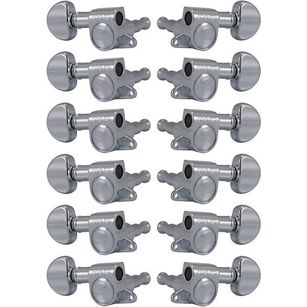 GROVER Mini Rotomatics 205 Series Tuning Machines Chrome 6+6