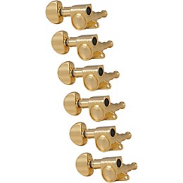 GROVER Mini Rotomatics 205 Series Tuning Machines Gold Reverse 6-in-line