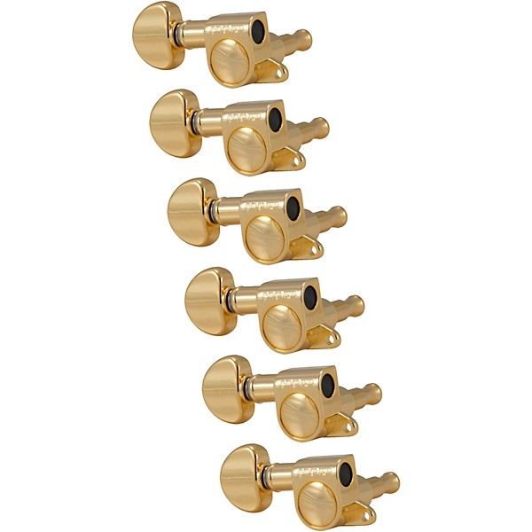 GROVER Mini Rotomatics 205 Series Tuning Machines Gold Reverse 6-in-line