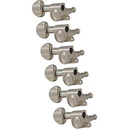 GROVER Mini Rotomatics 205 Series Tuning Machines Nickel Reverse 6-in-line
