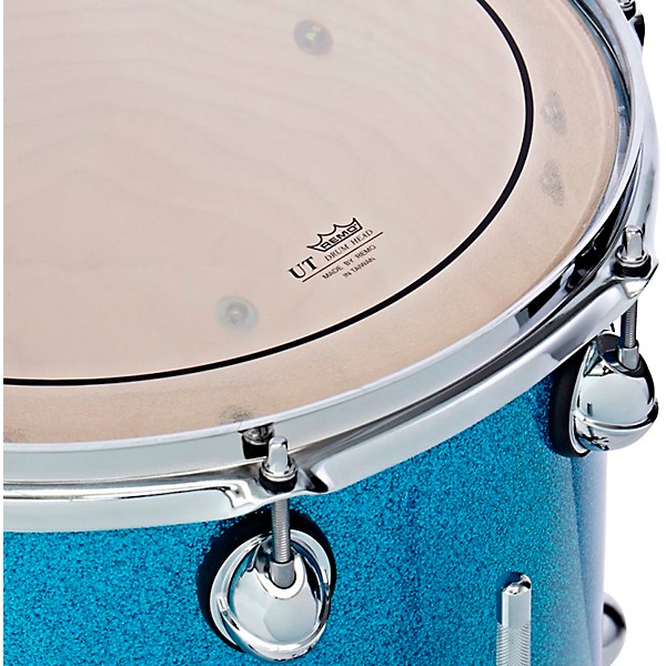 Premier Genista Heritage Birch 3-Piece Shell Pack With 18" Bass Drum Aqua Sparkle