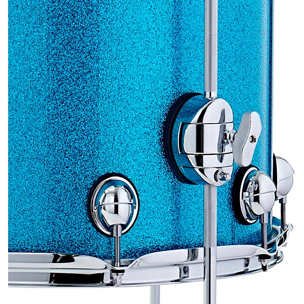 Premier Genista Heritage Birch 3-Piece Shell Pack With 18" Bass Drum Aqua Sparkle