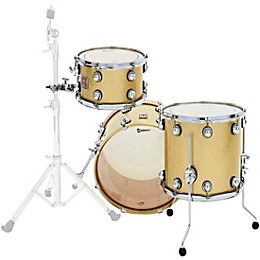 Premier Genista Heritage Birch 3-Piece Shell Pack With 18" Bass Drum Gold Sparkle