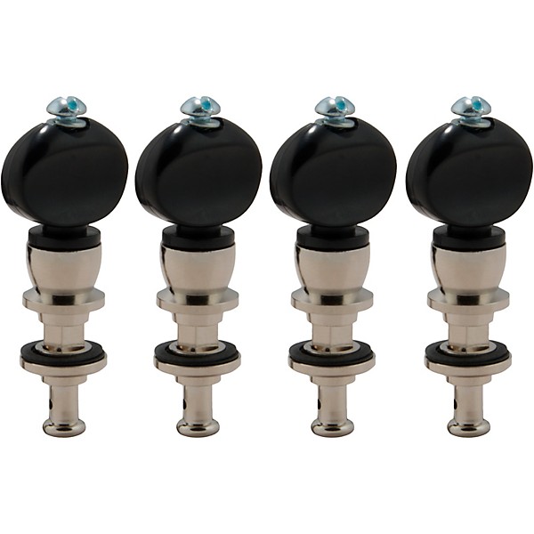 GROVER Champion #75 Series Banjo Black Button Tuning Pegs Nickel