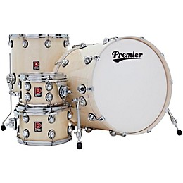 Premier Genista Classic Birch 4-Piece Shell Pack With 22" Bass Drum Ermine
