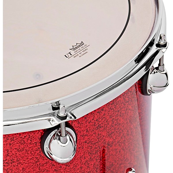 Premier Genista Classic Birch 4-Piece Shell Pack With 22" Bass Drum Red Sparkle