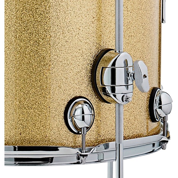 Premier Genista Classic Birch 4-Piece Shell Pack With 22" Bass Drum Vintage Gold Sparkle