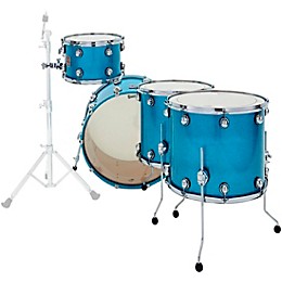 Premier Genista Heritage Birch 4-Piece Shell Pack with 24 in. Bass Drum Aqua Sparkle