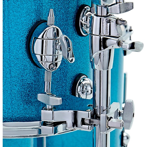 Premier Genista Heritage Birch 4-Piece Shell Pack with 24 in. Bass Drum Aqua Sparkle