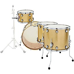 Premier Genista Heritage Birch 4-Piece Shell Pack with 24 in. Bass Drum Gold Sparkle