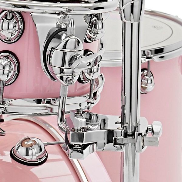 Premier Genista Maple 4-Piece Shell Pack With 22" Bass Drum Pink