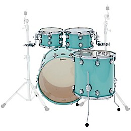 Premier Genista Maple 4-Piece Shell Pack With 22" Bass Drum Pistachio