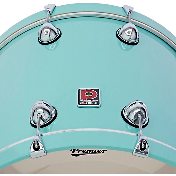 Premier Genista Maple 4-Piece Shell Pack With 22" Bass Drum Pistachio