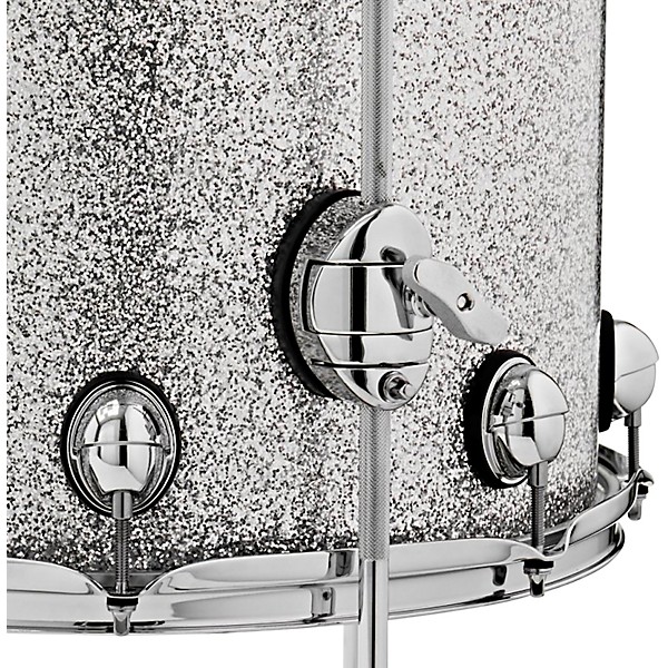 Premier Genista Maple 4-Piece Shell Pack With 22" Bass Drum Silver Sparkle