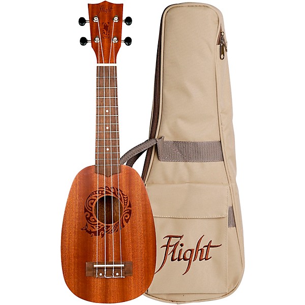 Flight NUP-310 Pineapple Soprano Ukulele Natural