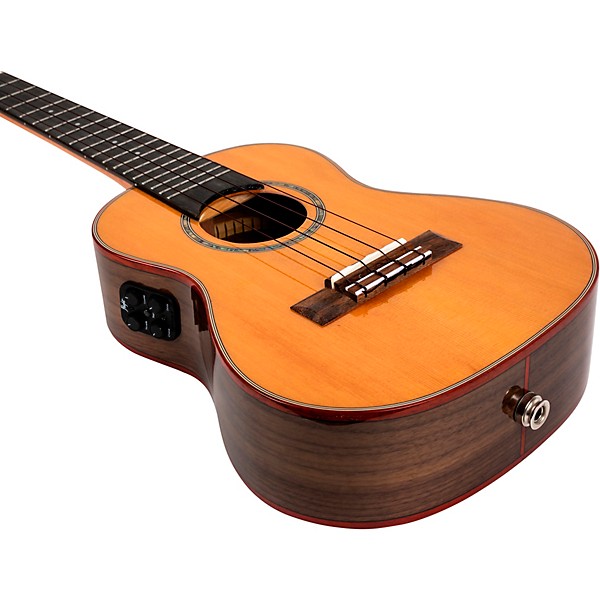 Flight Diana Soundwave Concert Acoustic-Electric Ukulele Natural