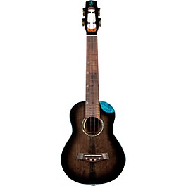 Flight Nighthawk Concert Acoustic-Electric Ukulele Black