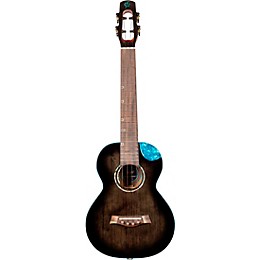 Flight Nighthawk Tenor Acoustic-Electric Ukulele Black