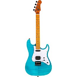 Flight Pathfinder Solid Body Baritone Electric Ukulele Ocean Blue