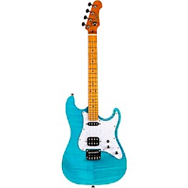 Flight Pathfinder Solid Body Baritone Electric Ukulele Ocean Blue