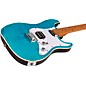 Flight Pathfinder Solid Body Baritone Electric Ukulele Ocean Blue