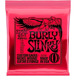 Ernie Ball 2226 Ernie Ball Burly Slinky Nickel Wound Electric Guitar Strings 2-Pack