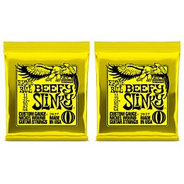 Ernie Ball 2627 Nickel Wound Beefy Slinky Drop Tuning Electric Guitar Strings 2-Pack