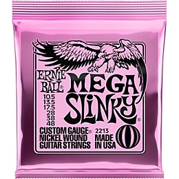 Ernie Ball 2213 Mega Slinky Nickel Wound Electric Guitar Strings 2-Pack