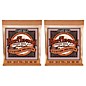 Ernie Ball 2143 Earthwood Phosphor Bronze Custom Medium Acoustic Strings 2-Pack thumbnail