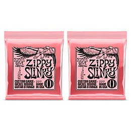 Ernie Ball 2217 Zippy Slinky Nickel Wound Electric Guitar Strings 2-Pack