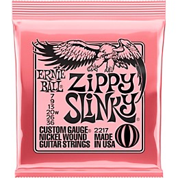 Ernie Ball 2217 Zippy Slinky Nickel Wound Electric Guitar Strings 2-Pack