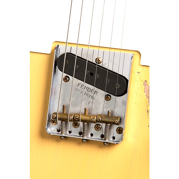 Fender Custom Shop 1952 Telecaster Heavy Relic Limited Edition Electric Guitar Nocaster Blonde