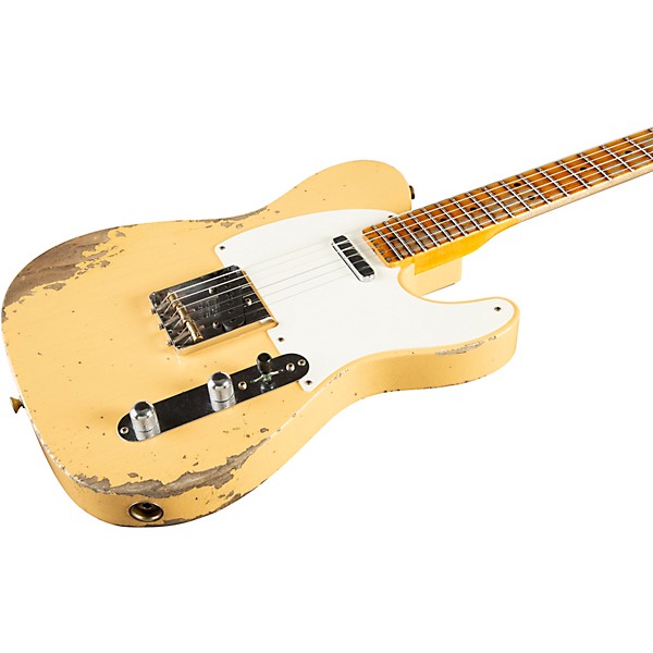 Fender Custom Shop 1952 Telecaster Heavy Relic Limited Edition Electric Guitar Nocaster Blonde