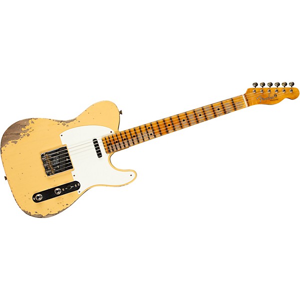 Fender Custom Shop 1952 Telecaster Heavy Relic Limited Edition Electric Guitar Nocaster Blonde