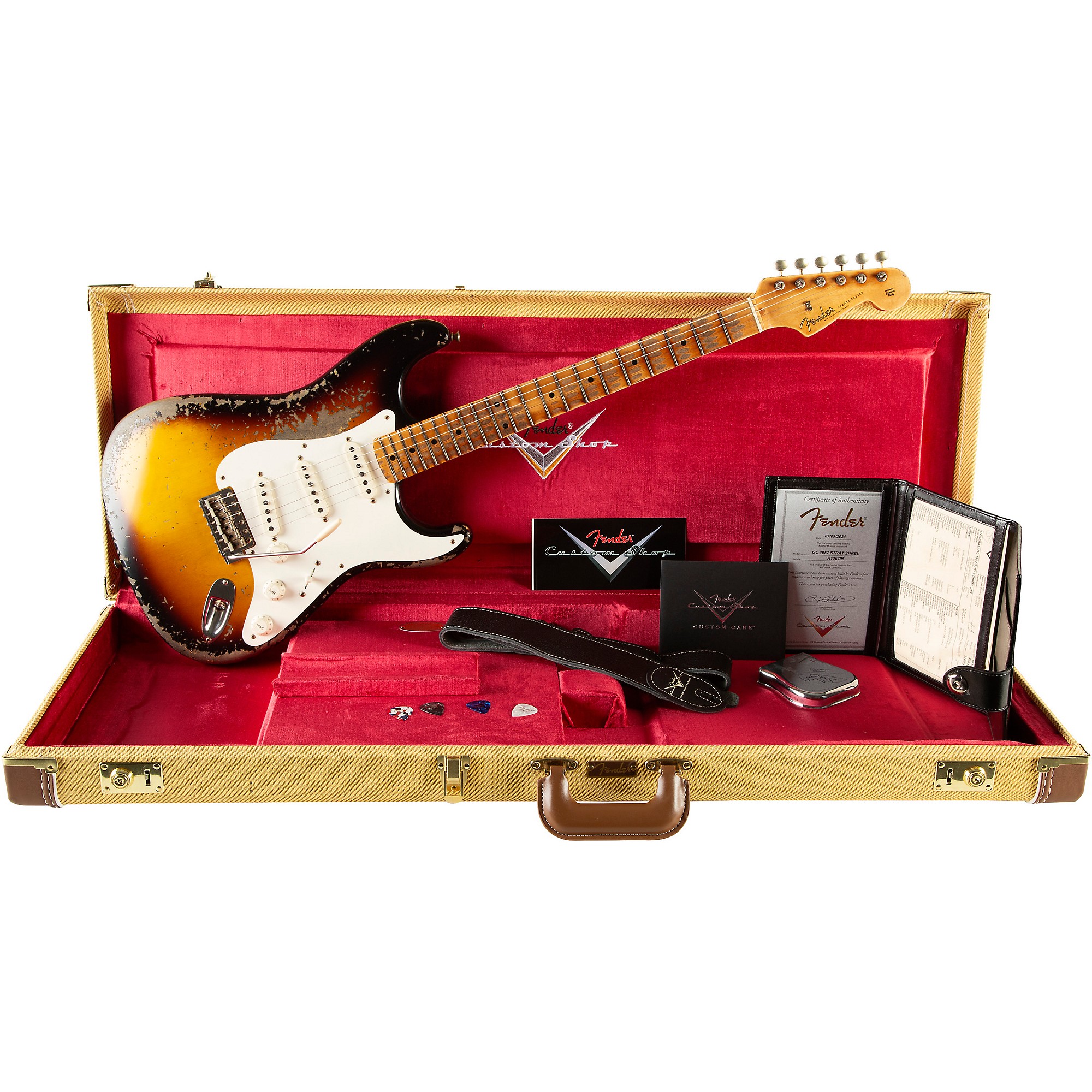 Platinum Fender Custom Shop 1957 Stratocaster Super Heavy