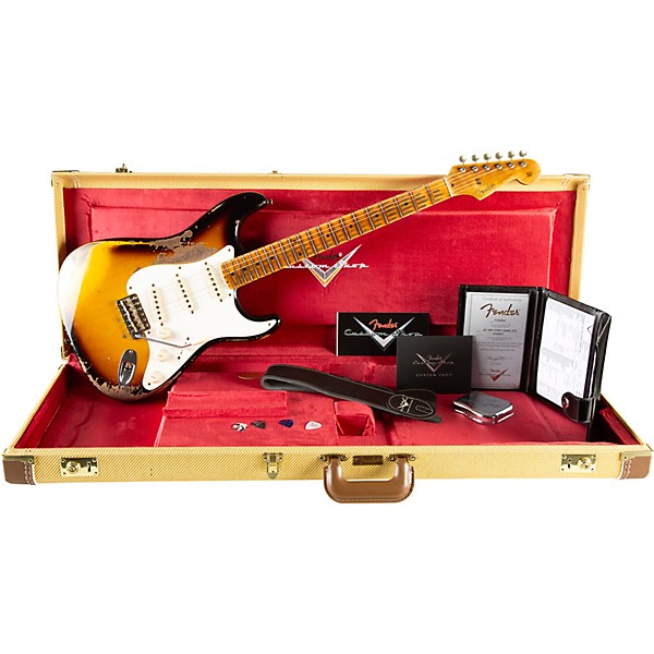 Fender Custom Shop 1957 Stratocaster Super Heavy Relic Limited Edition Electric Guitar 2-Color Sunburst