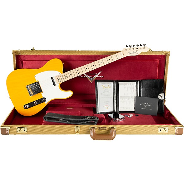 Fender Custom Shop 1952 Telecaster NOS Limited Edition Electric Guitar Butterscotch Blonde