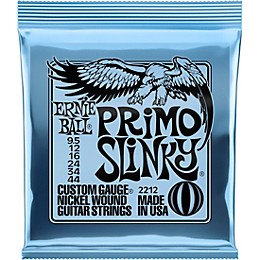 Ernie Ball 2212 Primo Slinky Nickel Wound Electric Guitar Strings 2-Pack