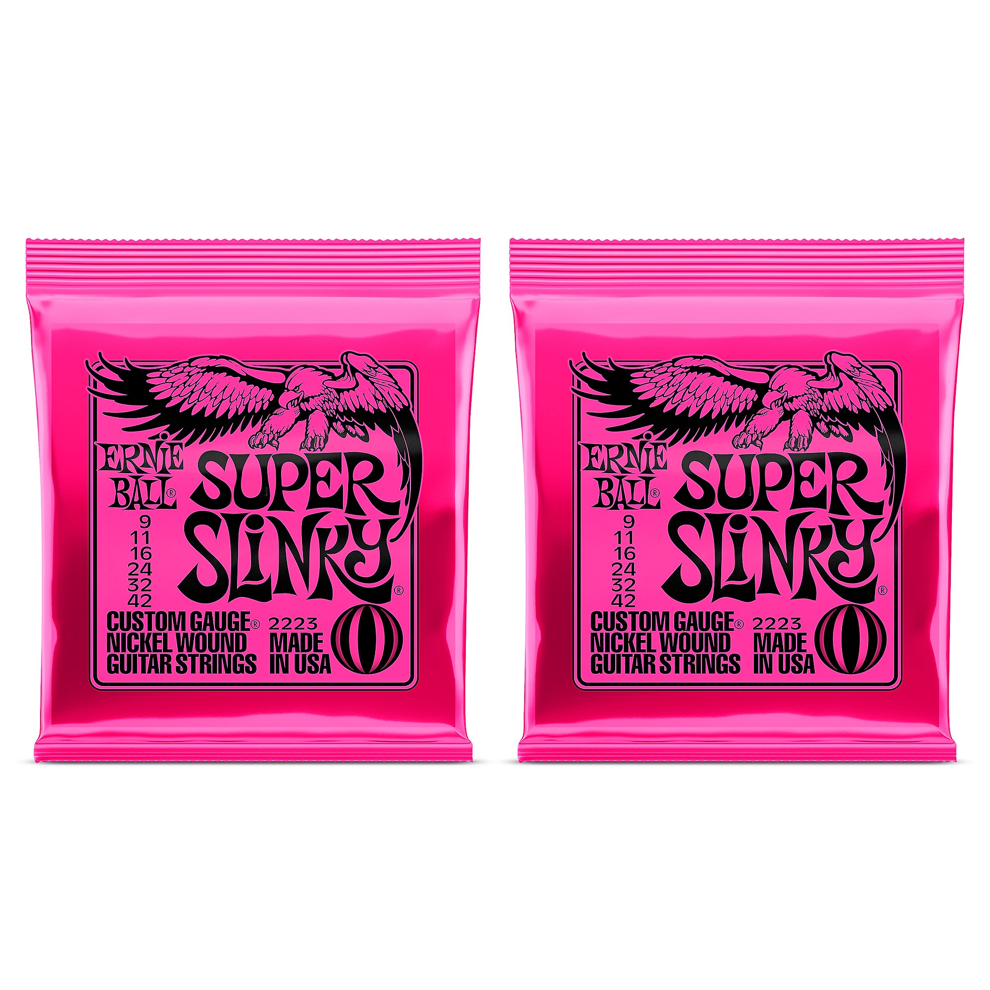 Ernie Ball 2223 Super Slinky Nickel Wound Electric Guitar Strings