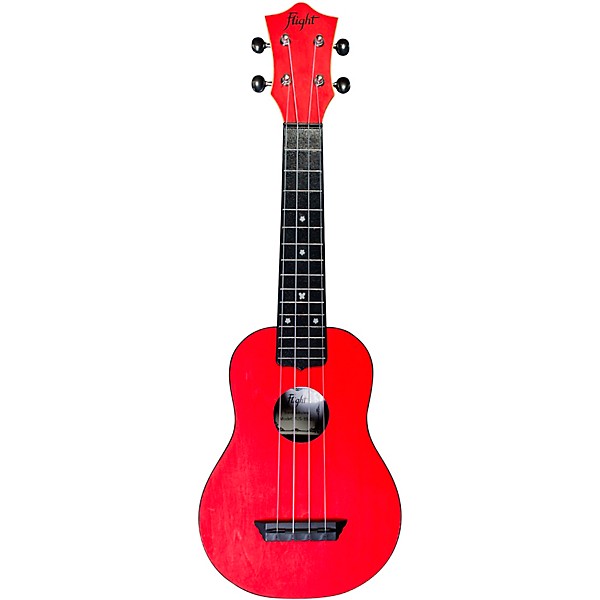 Flight TUS-35 Travel Soprano Ukulele Red