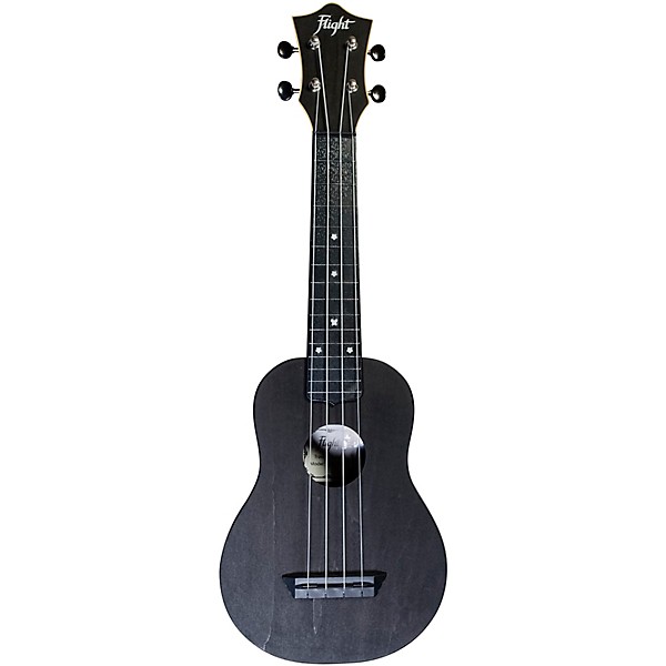 Flight TUS-35 Travel Soprano Ukulele Black