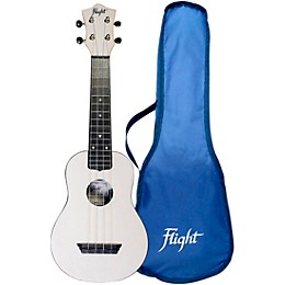 Flight TUS-35 Travel Soprano Ukulele White