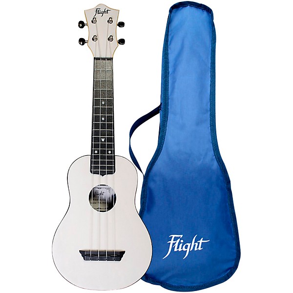 Flight TUS-35 Travel Soprano Ukulele White